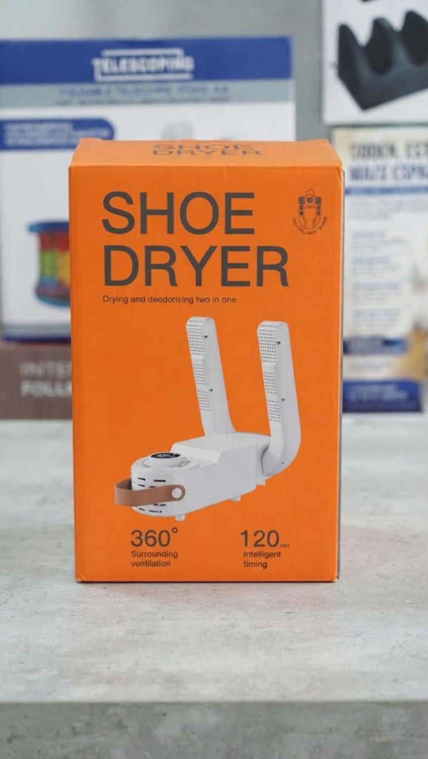 Secador de Zapatillas Plegable con Temporizador