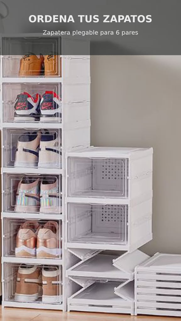 Zapatera Plegable Organizadora de 6 Niveles